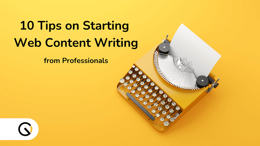 tips on starting web content writing